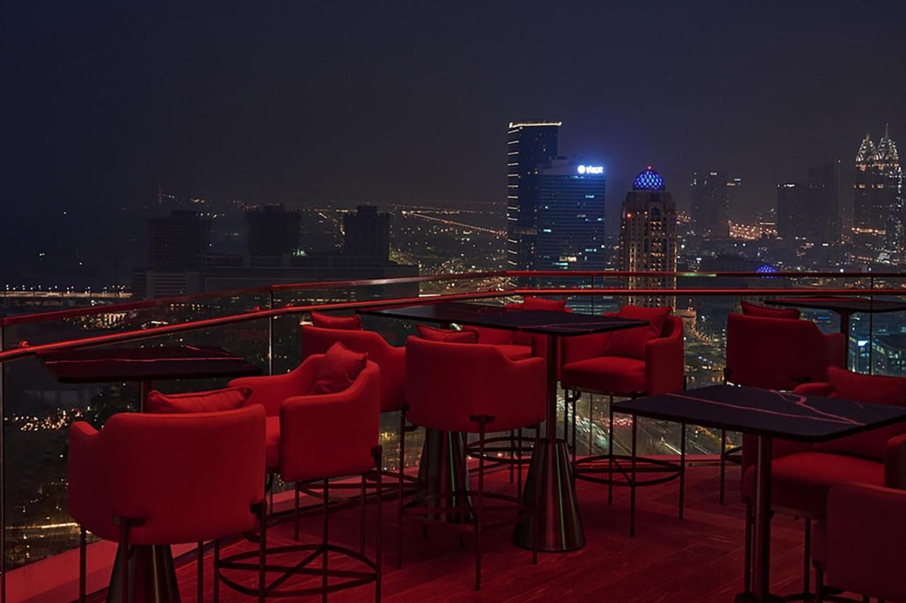 Hotel W Dubai - Mina Seyahi (Adults Only) Esterno foto View from the bar